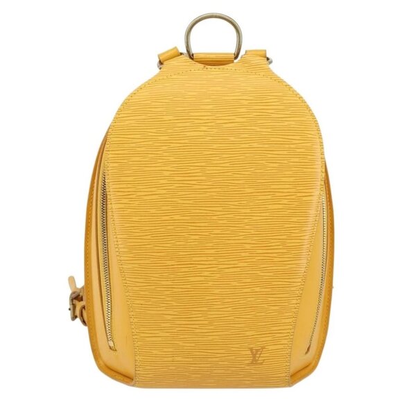 LOUIS VUITTON Epi Mabillon Backpack Yellow main image 12